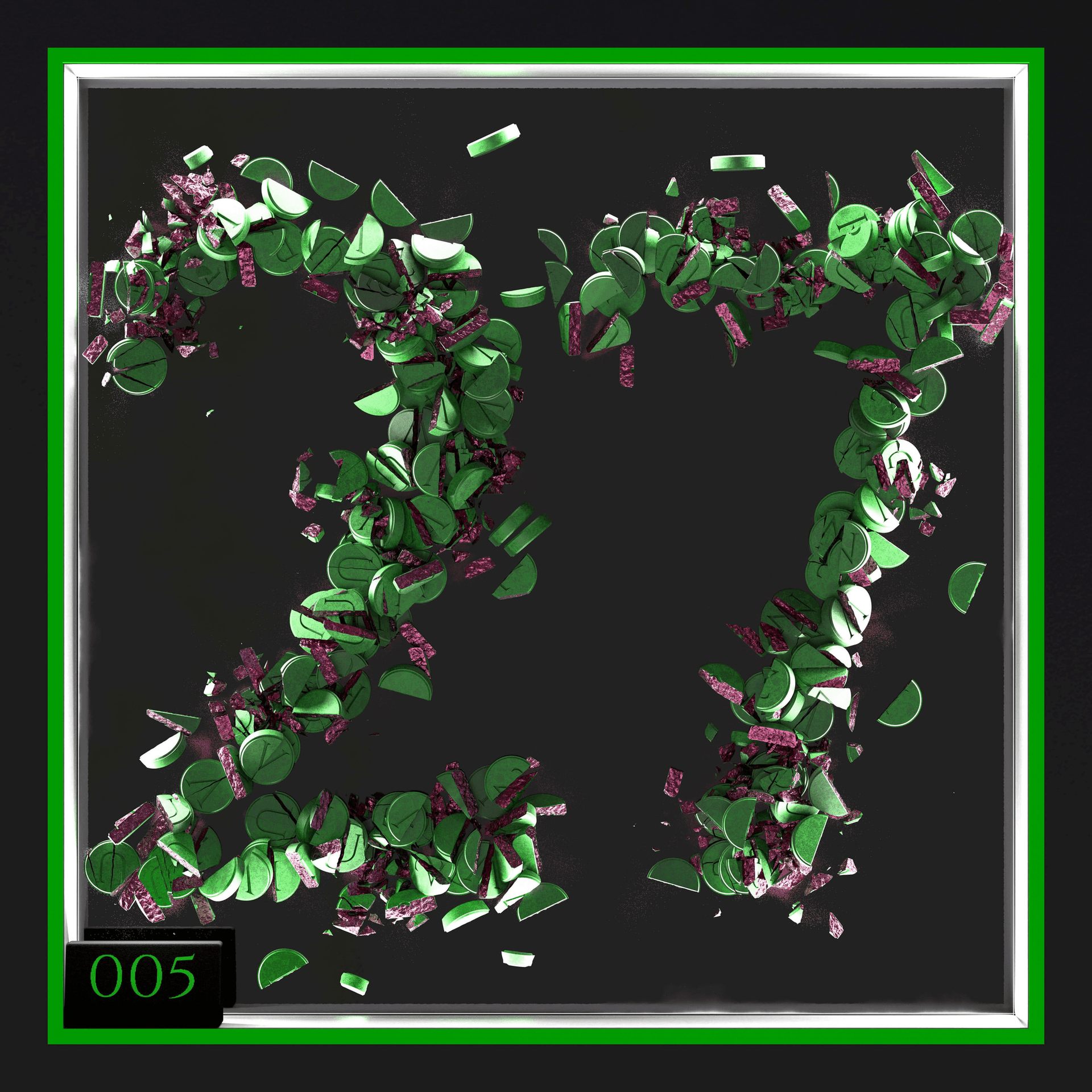 #005 - Surviving 27 vinyl cover artwork