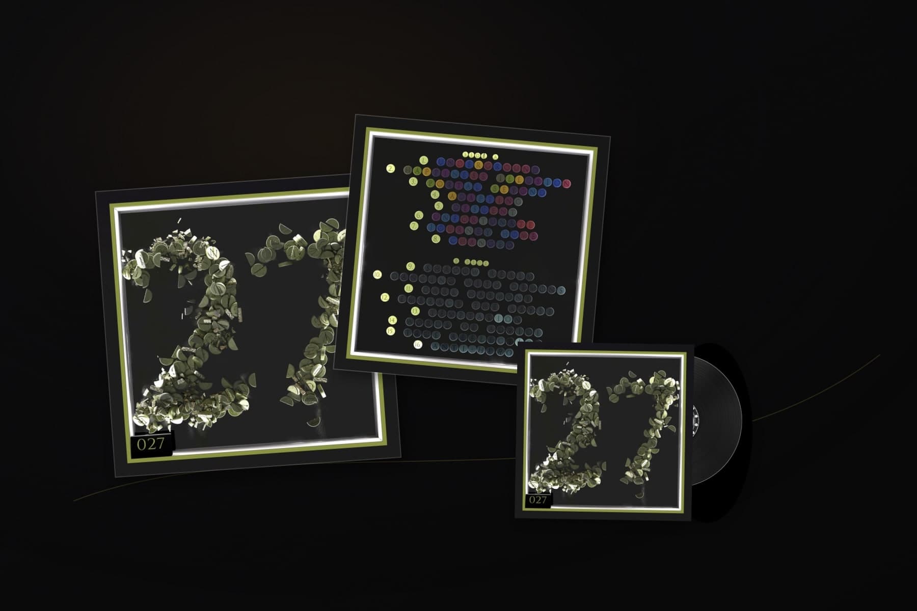 Edition 27 contents including cover, back cover, and disk sleeve
