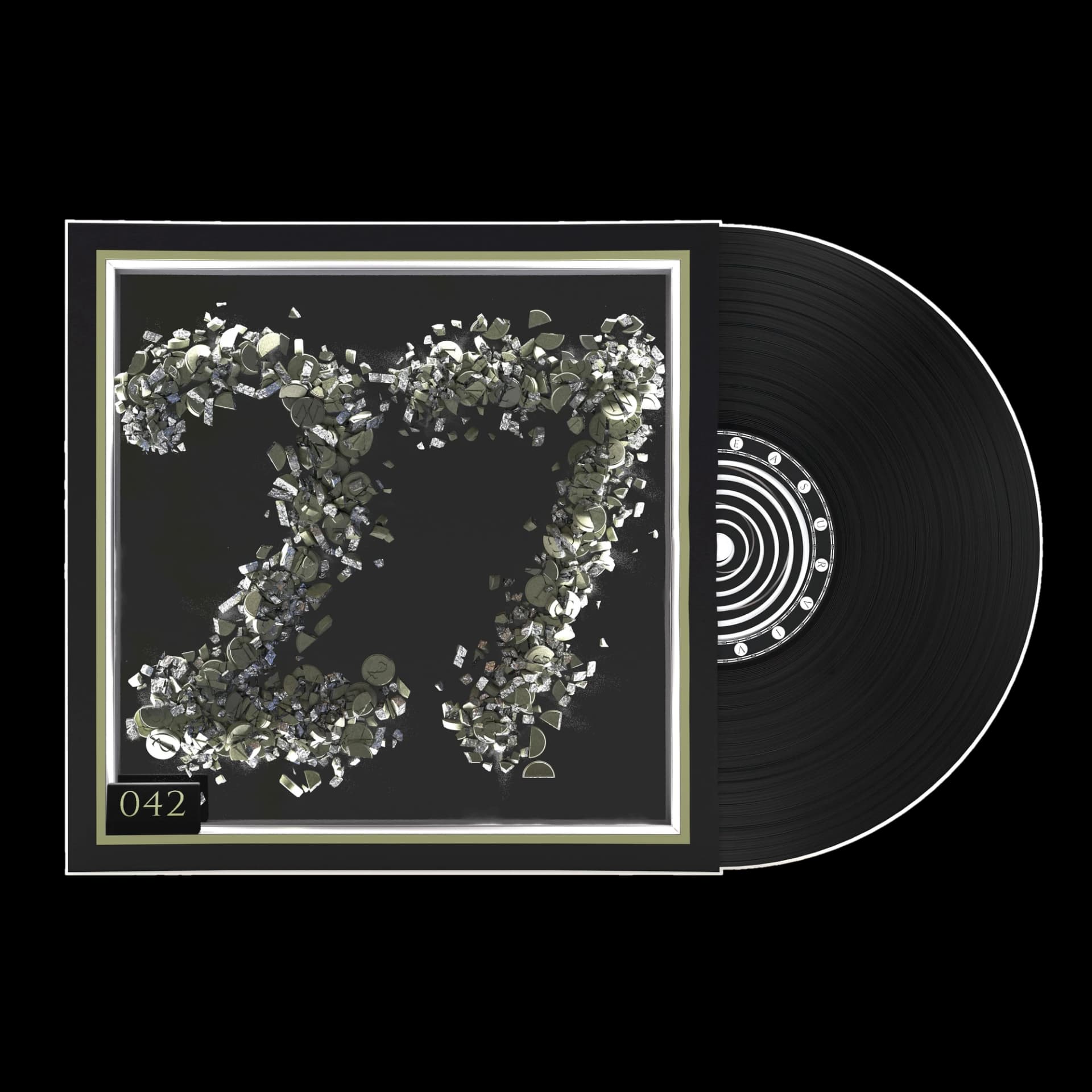 Vinyl disc and sleeve artwork